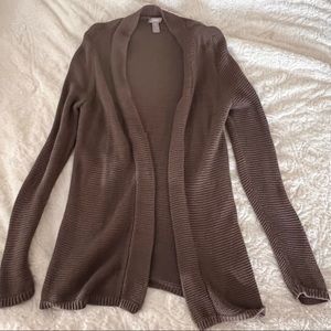 Lightweight Brown Cardigan Chicos 0